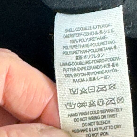 Free People Modern Femme Vegan Leather Paneled Back Zip Mini Skirt Sz 4 - Picture 5 of 6